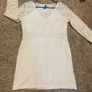 Off-White lace boho dress